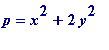p = x^2+2*y^2